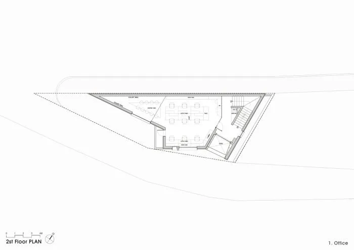 BIM Architecture | Abstract Geometric Space of Concrete Construction: Atelier 11 Office Building/Atelier 11