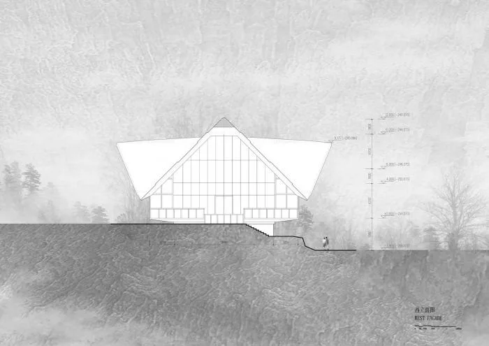 BIM Architecture | Restaurant on the Cliff/Urban Architecture Design