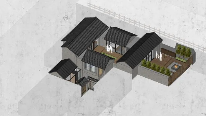 BIM Architecture | Xiaolongmen Centennial 'Fu' Courtyard Reborn | CCDI Smart Interior Design