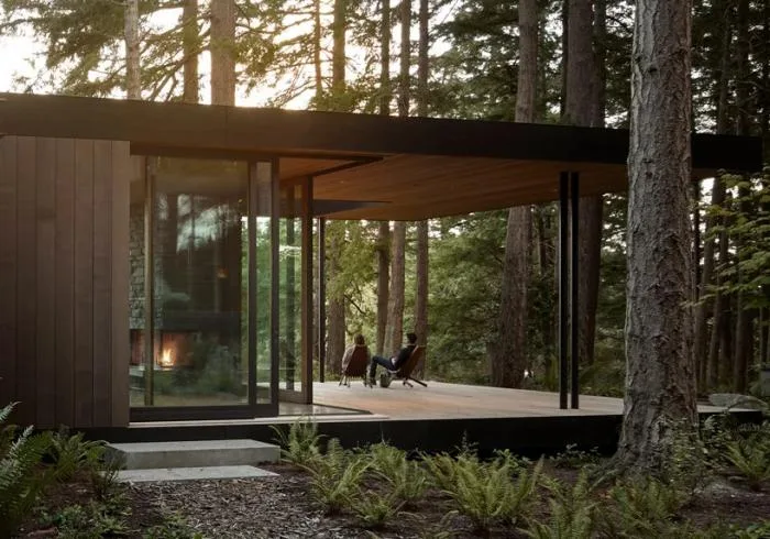 BIM architecture | Farm vacation homes in the forest/mwworks