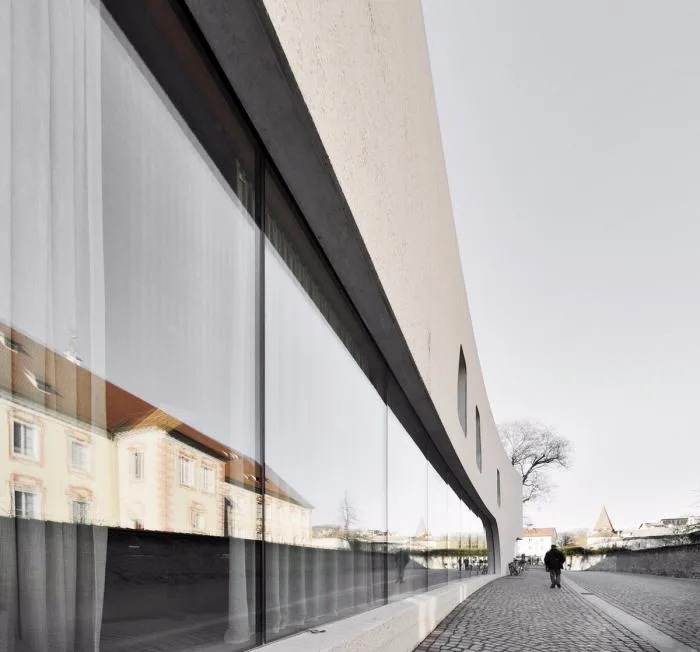 BIM Architecture | Integrating Classical and Mischievous Flying - Tourist Center Embracing Old Trees/MoDusArchitects