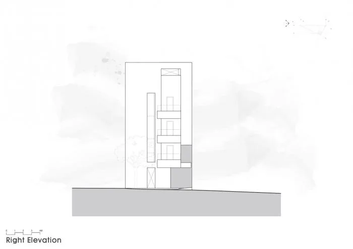 BIM Architecture | Abstract Geometric Space of Concrete Construction: Atelier 11 Office Building/Atelier 11