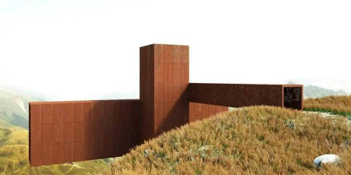 BIM Architecture | Axis Mundi: A Coordinate System Residence Suspended on Swiss Alpine Cliffs