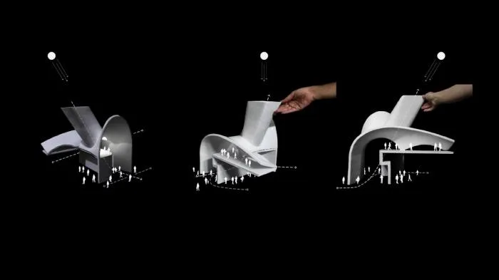 BIM Architecture | Curved and Dynamic, Immortal Sculpture: Mashhad Construction Engineering Organization Headquarters/Nextoffice