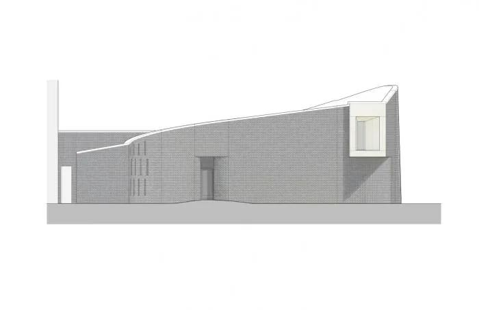 BIM architecture | Rotating 'woven' brick sculpture: St. Mary's Church/PLY+