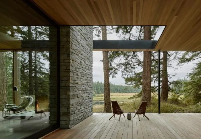BIM architecture | Farm vacation homes in the forest/mwworks