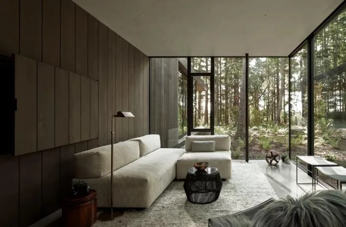 BIM architecture | Farm vacation homes in the forest/mwworks