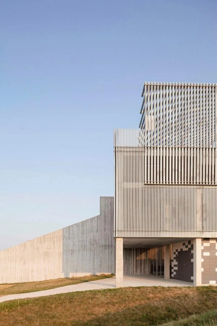 BIM Architecture | BMX Bicycle Off road Track and Warehouse