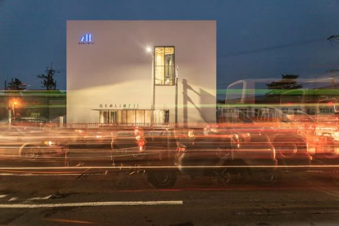 BIM Architecture | Abstract Geometric Space of Concrete Construction: Atelier 11 Office Building/Atelier 11