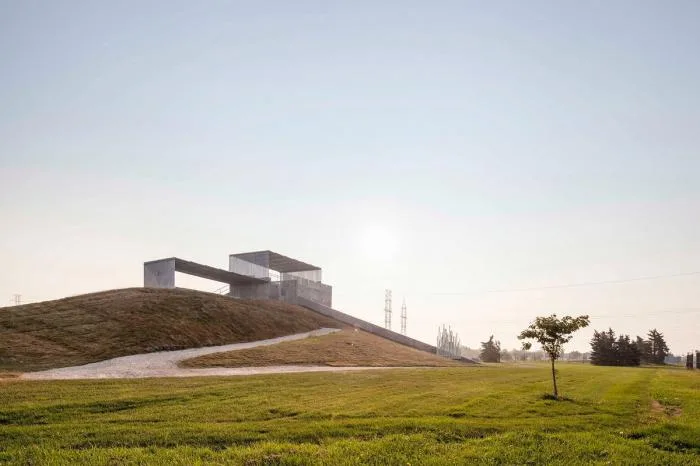 BIM Architecture | BMX Bicycle Off road Track and Warehouse