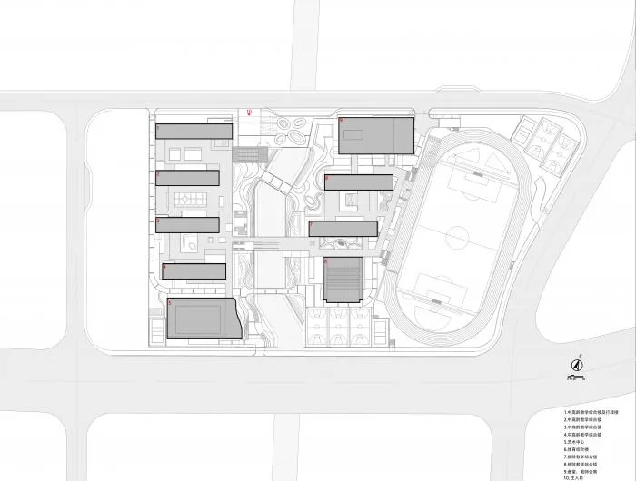 BIM Architecture | Small River Winding, Joyful Childhood - Ningbo Hangzhou Bay Binhai Primary School/Zhejiang University Architectural Design and Research Institute