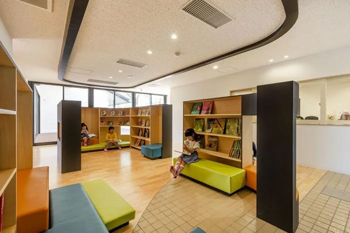BIM Architecture | Wooden Playground in Children's Paintings, MRN Kindergarten/HIBINOSEKEI+Hibino Design