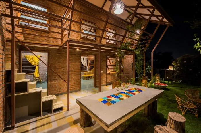 BIM Architecture | Tranquil Garden Vacation Home - Indian Residential "Palasvada"