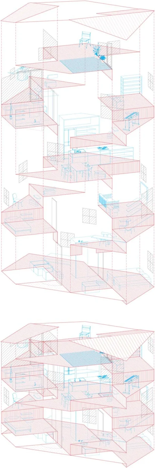 BIM Architecture | Mini spaces resembling hiking trails, high-end "spiral" residences/Shimada Yang Architectural Firm