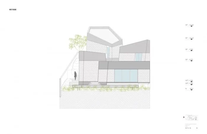 BIM Architecture | A Cluster of Rocks Looking at Each Other - Amanali Residential/Rojkind Arquitectos