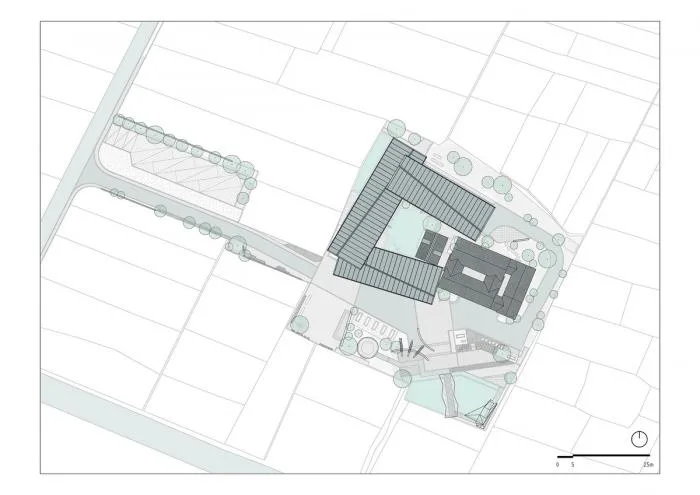 BIM Architecture | Rural Living Room Creation - Jiaoling Shed/Artificial Architecture Studio