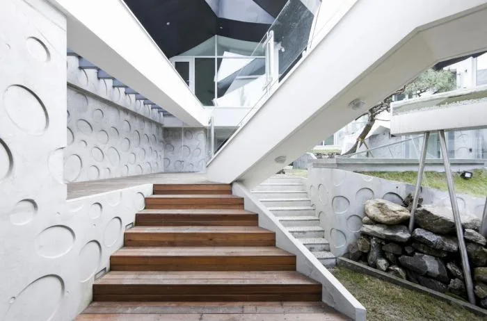 BIM architecture | Dynamic and continuous, forming a mountain range on its own: Korean "siheyuan"/IROJE KHM Architects