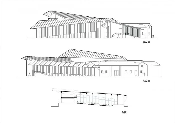 BIM Architecture | Rural Living Room Creation - Jiaoling Shed/Artificial Architecture Studio