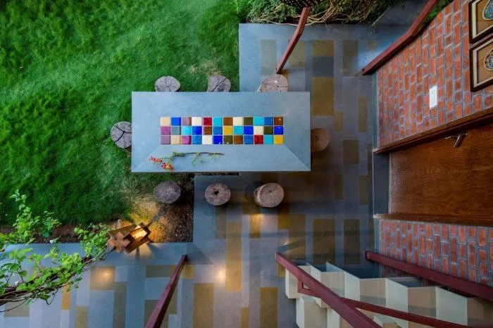 BIM Architecture | Tranquil Garden Vacation Home - Indian Residential "Palasvada"