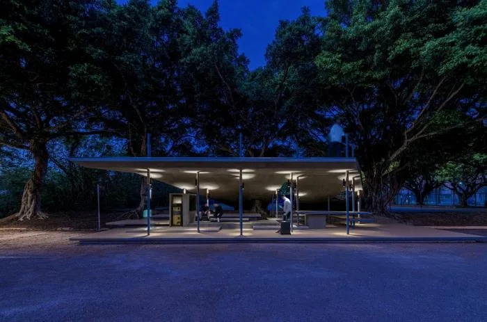 BIM Architecture | Shao Weiyan's New Work | Between Light and Heavy, Layered Structure: South Gate Bus Stop of Jiaotong University