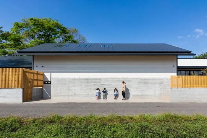 BIM Architecture | Wooden Playground in Children's Paintings, MRN Kindergarten/HIBINOSEKEI+Hibino Design