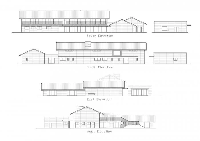 BIM Architecture | Wooden Playground in Children's Paintings, MRN Kindergarten/HIBINOSEKEI+Hibino Design