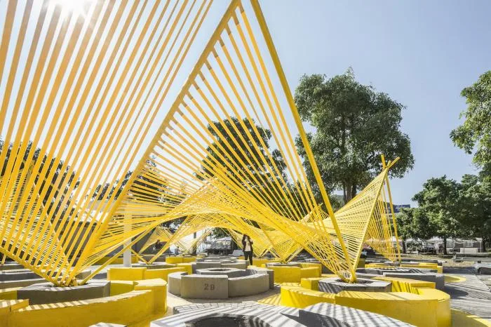BIM Architecture | "Bonfire" Space Installation, Shenzhen/MAT Super Architecture Firm