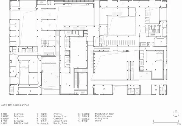BIM Architecture | Shouxian Cultural and Art Center/Zhu Pei Architectural Firm