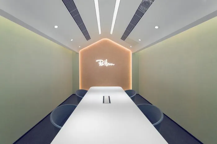BIM Architecture | Comfortable and Elegant Cold Wind - Ruhan Cultural Office Space/inDeco Leading Building Intelligent Manufacturing