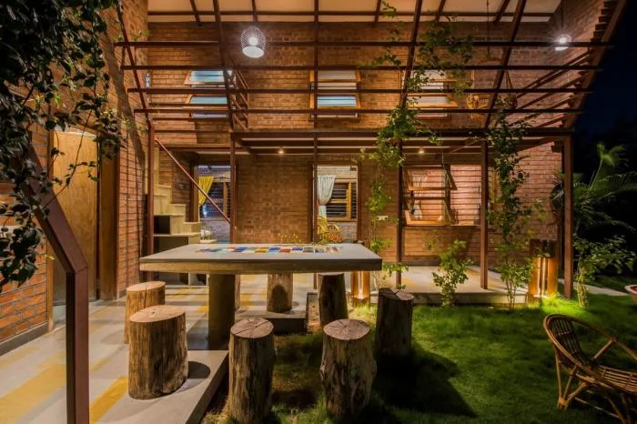 BIM Architecture | Tranquil Garden Vacation Home - Indian Residential "Palasvada"