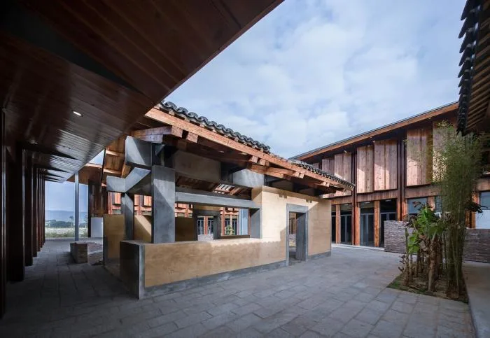 BIM Architecture | Rural Living Room Creation - Jiaoling Shed/Artificial Architecture Studio