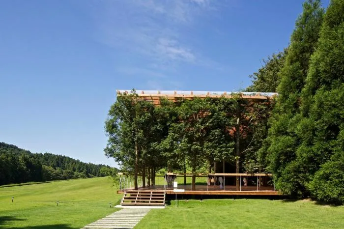 BIM Architecture | Fumihiko Maki Maezawa Residential Garden Outdoor Theater+White Flower Pavilion/APL Design Workshop