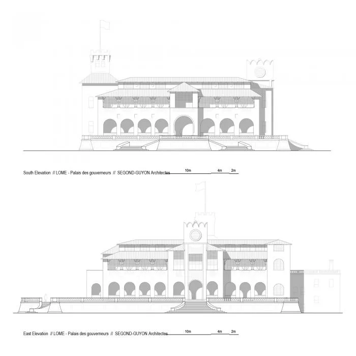 BIM Architecture | Dialogue between Past and Present - Exhibition Space and Studio at the Governor General's Residence in Lomé/Segond Guyon Architects