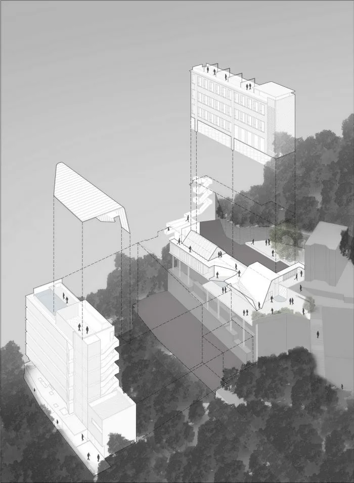 BIM Architecture | Wedding Skirt Skirt - Chongqing Printing Factory's Mountain Ghost Boutique Hotel Renovation/Ordinary Design