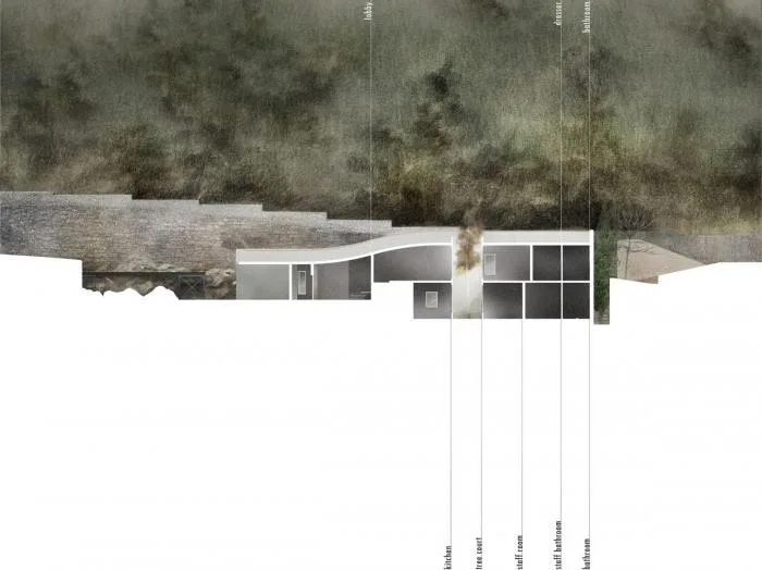 BIM Architecture | Amidst the roughness, tranquil retreat, Himalayan hill hut/Ant Studio
