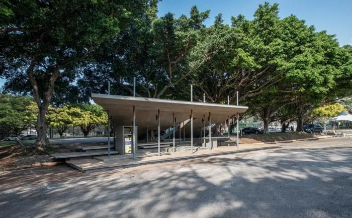 BIM Architecture | Shao Weiyan's New Work | Between Light and Heavy, Layered Structure: South Gate Bus Stop of Jiaotong University