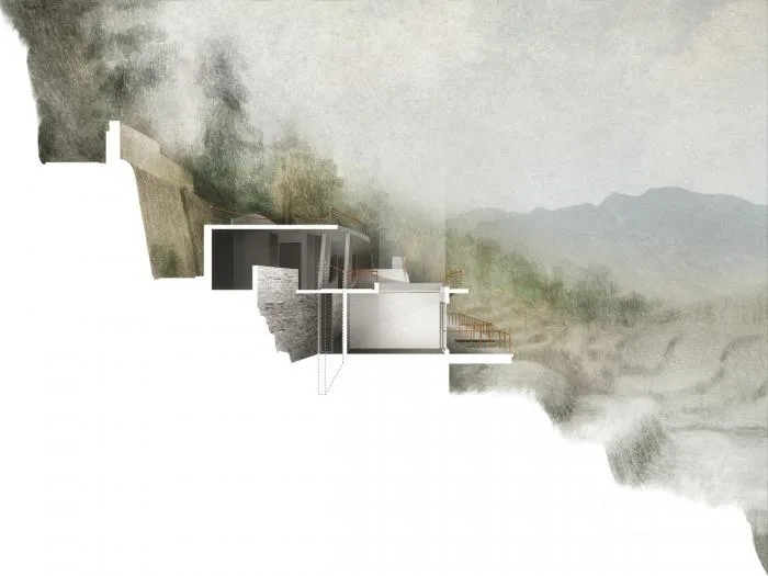 BIM Architecture | Amidst the roughness, tranquil retreat, Himalayan hill hut/Ant Studio
