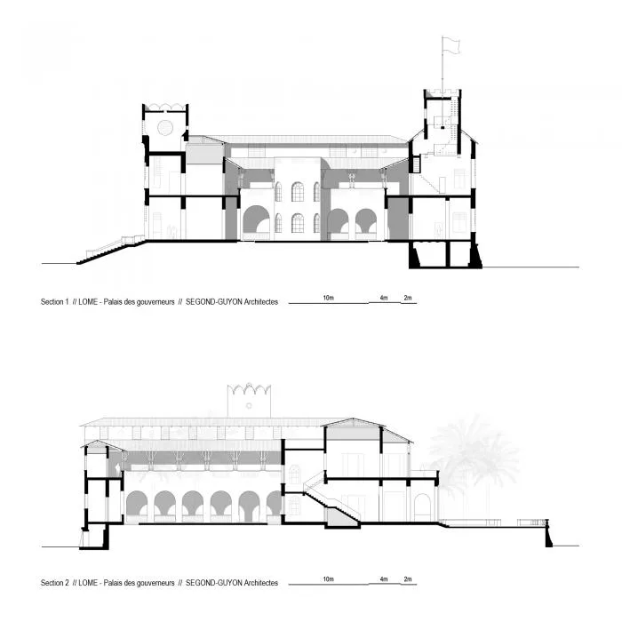 BIM Architecture | Dialogue between Past and Present - Exhibition Space and Studio at the Governor General's Residence in Lomé/Segond Guyon Architects