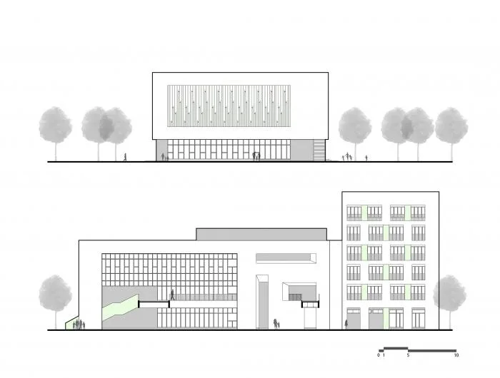 BIM Architecture | Small River Winding, Joyful Childhood - Ningbo Hangzhou Bay Binhai Primary School/Zhejiang University Architectural Design and Research Institute