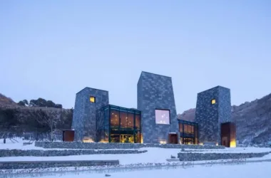 BIM Architecture: Moriya Onsen Center by B.L.U.E. Architectural Design-BIM WORLD