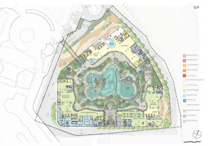 BIM Architecture | Ocean Park Marriott Hotel, Urban Resort in Ocean Atmosphere/Aedas