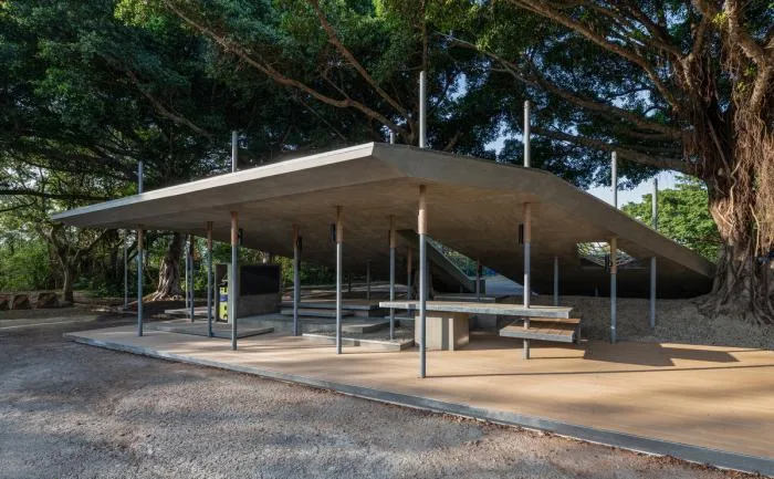 BIM Architecture | Shao Weiyan's New Work | Between Light and Heavy, Layered Structure: South Gate Bus Stop of Jiaotong University