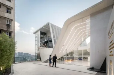 BIM Architecture: Renovation of Mountain Ghost Boutique Hotel by Chongqing Printing Factory – Wedding Skirt Design Integration-BIM WORLD