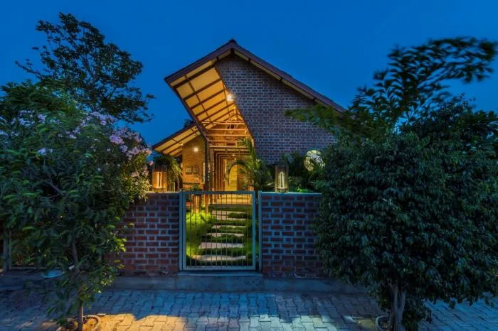BIM Architecture | Tranquil Garden Vacation Home - Indian Residential "Palasvada"