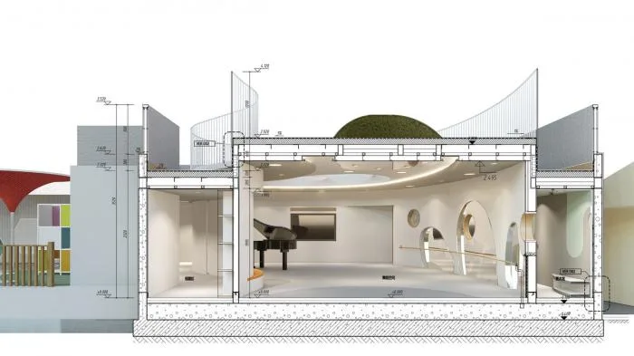 BIM Architecture | 'Pea House', a renovated kindergarten/Shanghai Liben Architectural Firm
