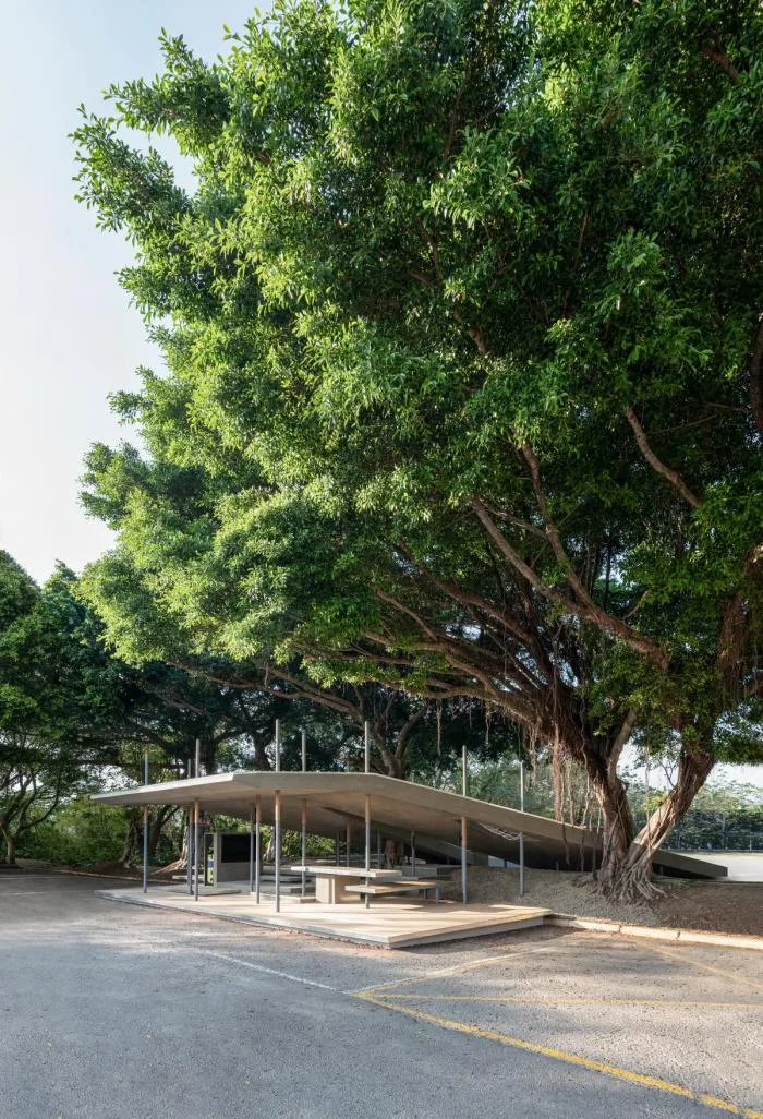 BIM Architecture | Shao Weiyan's New Work | Between Light and Heavy, Layered Structure: South Gate Bus Stop of Jiaotong University