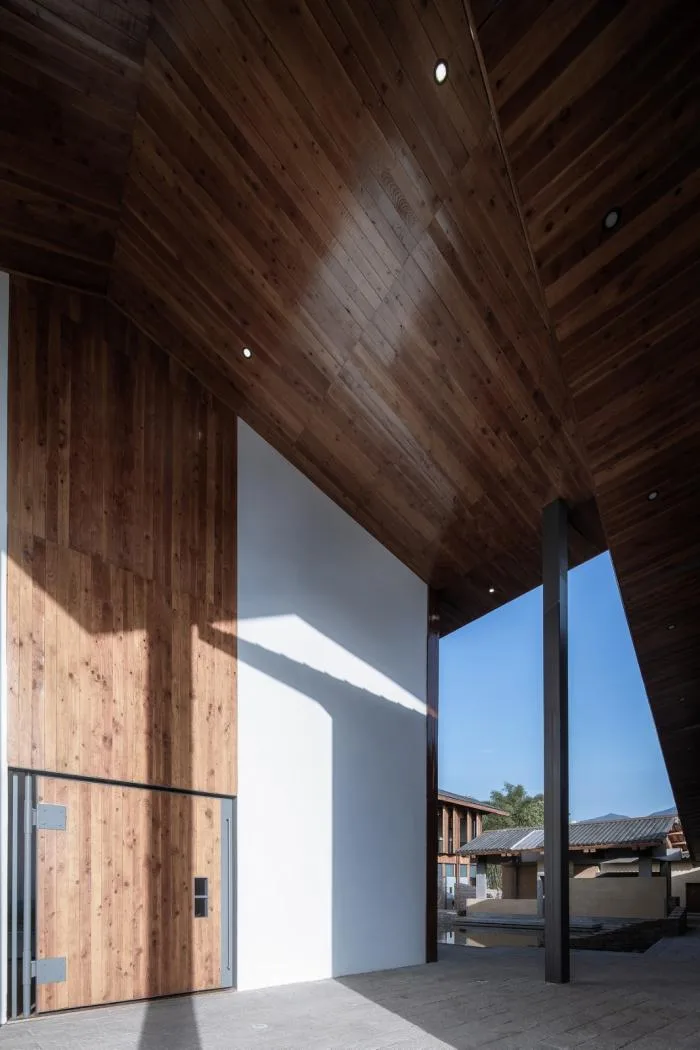 BIM Architecture | Rural Living Room Creation - Jiaoling Shed/Artificial Architecture Studio