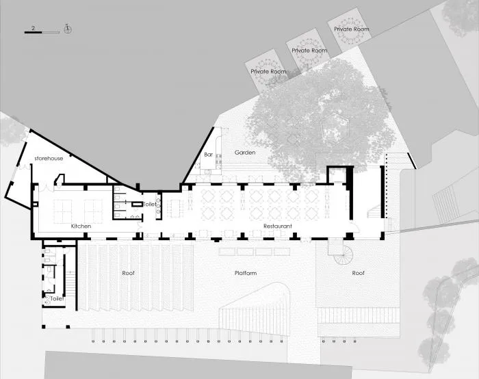BIM Architecture | Wedding Skirt Skirt - Chongqing Printing Factory's Mountain Ghost Boutique Hotel Renovation/Ordinary Design