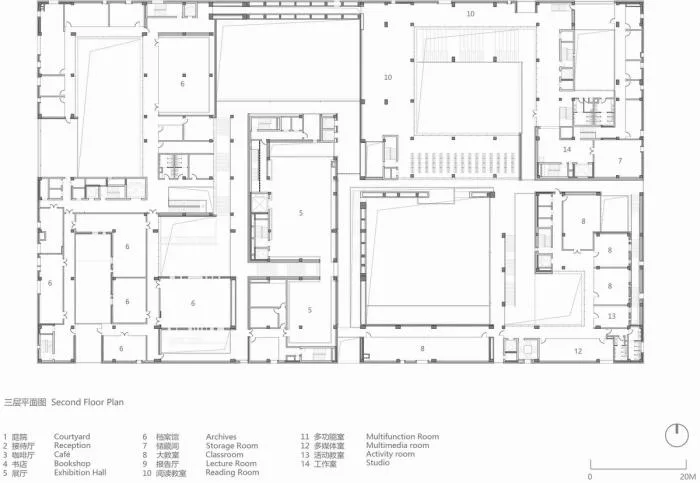 BIM Architecture | Shouxian Cultural and Art Center/Zhu Pei Architectural Firm