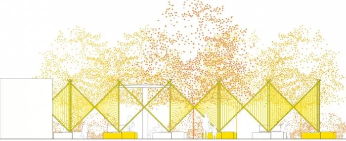 BIM Architecture | "Bonfire" Space Installation, Shenzhen/MAT Super Architecture Firm